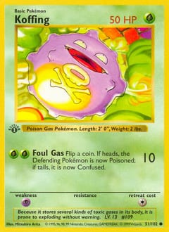 Base Koffing #51 card