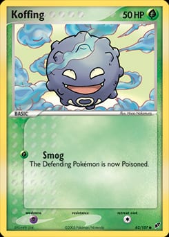 Deoxys Koffing #62 card