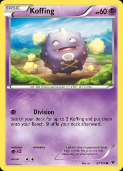 Fates Collide Koffing #27 card