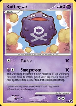 Great Encounters Koffing #74 card