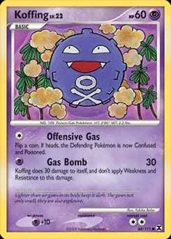 2009 Rising Rivals Koffing #68