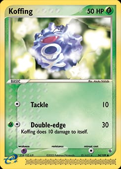 Ruby & Sapphire Koffing #54 card