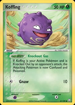 Team Rocket Returns Koffing #61 card