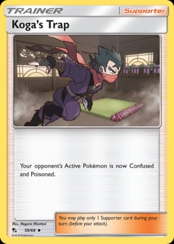 Hidden Fates Koga's Trap #59 card