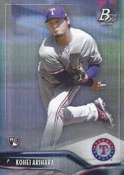 2021 Bowman Platinum Base Set Kohei Arihara #40 card