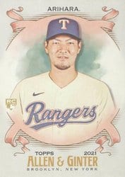 2021 Topps Allen & Ginter Base Set Kohei Arihara #202 card