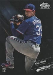 2021 Topps Chrome Black Base Set Kohei Arihara #47 card