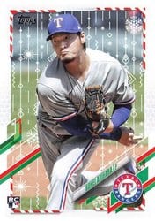 2021 Topps Holiday Base Set Kohei Arihara #HW144 card