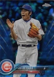 2018 Topps Chrome Sapphire Edition Base Set Koji Uehara #283 card