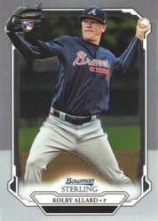 2019 Bowman Sterling Base Set Kolby Allard #BSR-83 card