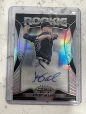 2019 Panini Prizm Rookie Autographs Kolby Allard #RA-KA card