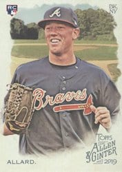 2019 Topps Allen & Ginter Base Set Kolby Allard #279 card
