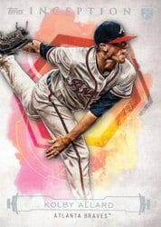 2019 Topps Inception Base Set Kolby Allard #35 card