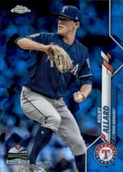 2020 Topps Chrome Sapphire Edition Base Set Kolby Allard #639 card