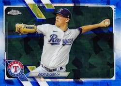 2021 Topps Chrome Update Sapphire Edition Base Set Kolby Allard #US123 card