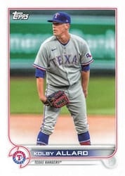 2022 Topps Mini Base Set Kolby Allard #US122 card