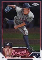 2023 Topps Chrome Update Base Set Kolby Allard #USC158 card