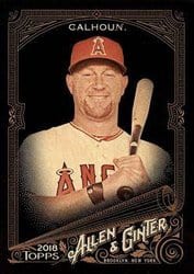 2018 Topps Allen & Ginter X Base Set Kole Calhoun #46 card