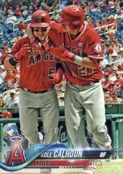 2018 Topps Base Set Kole Calhoun #381 card