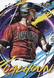 2020 Topps Fire Base Set Kole Calhoun #160 card