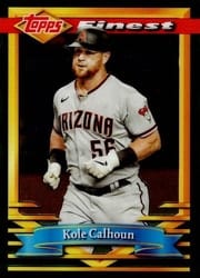 2021 Finest Flashbacks Base Set Kole Calhoun #30 card