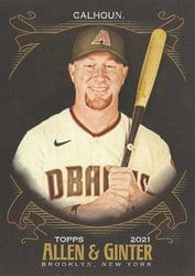 2021 Topps Allen & Ginter X Base Set Kole Calhoun #204 card