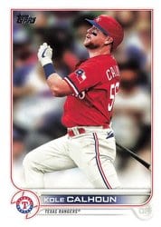 2022 Topps Base Set Kole Calhoun #605 card
