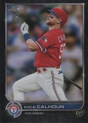 2022 Topps Chrome Ben Baller Edition Base Set Kole Calhoun #17 card