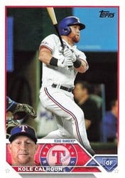 2023 Topps Base Set Kole Calhoun #512 card