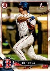 2018 Bowman Draft Base Set Kole Cottam #BD-69 card