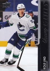 2021-22 Upper Deck Base Set Kole Lind #247 card