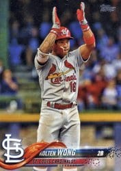 2018 Topps Base Set Kolten Wong #347 card