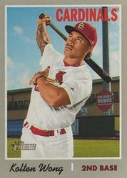 2019 Topps Heritage Base Set Kolten Wong #162 card