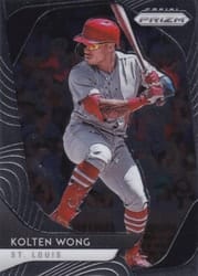 2020 Panini Prizm Base Set Kolten Wong #54 card