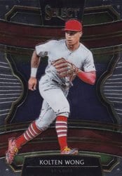 2020 Panini Select Base Set Kolten Wong #33 card
