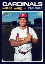 2020 Topps Heritage Base Set Kolten Wong #124 card