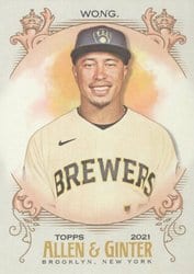 2021 Topps Allen & Ginter Base Set Kolten Wong #295 card