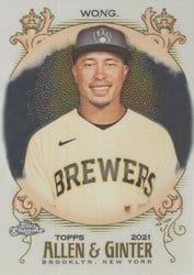 2021 Topps Allen & Ginter Chrome Base Set Kolten Wong #295 card