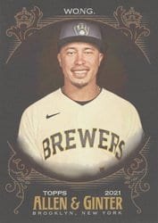 2021 Topps Allen & Ginter X Base Set Kolten Wong #295 card