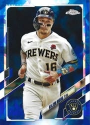 2021 Topps Chrome Update Sapphire Edition Base Set Kolten Wong #US110 card