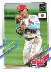 2021 Topps Japan Edition Base Set Kolten Wong #158 card