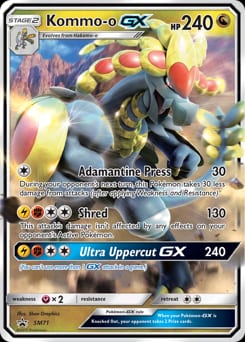 SM Black Star Promos Kommo-o-GX #SM71 card