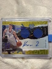 2024-25 Bowman's Best University Prospect Dual Relic Autographs Kon Knueppel #PDRA-KKN card