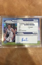 2024-25 Bowman University Chrome College Application Autographs Kon Knueppel #CAA-KK card