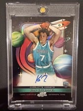 Kon Knueppel 2025-26 Topps Cosmic Chrome First Flight Signatures card