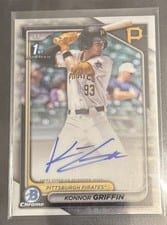 2024 Bowman Draft Chrome Prospect Autograph Konnor Griffin #CPA-KG card
