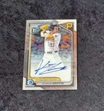 2024 Bowman Draft Chrome Prospect Autographs Konnor Griffin #CPA-KG card