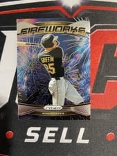 2025 Panini Prizm Fireworks Konnor Griffin #25 card