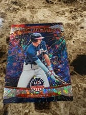 2026 Panini Stars & Stripes Prizm Fireworks Konnor Griffin #22 card