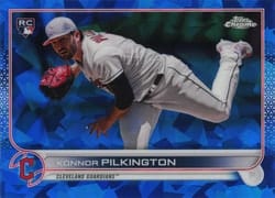 2022 Topps Chrome Update Sapphire Edition Base Set Konnor Pilkington #US304 card